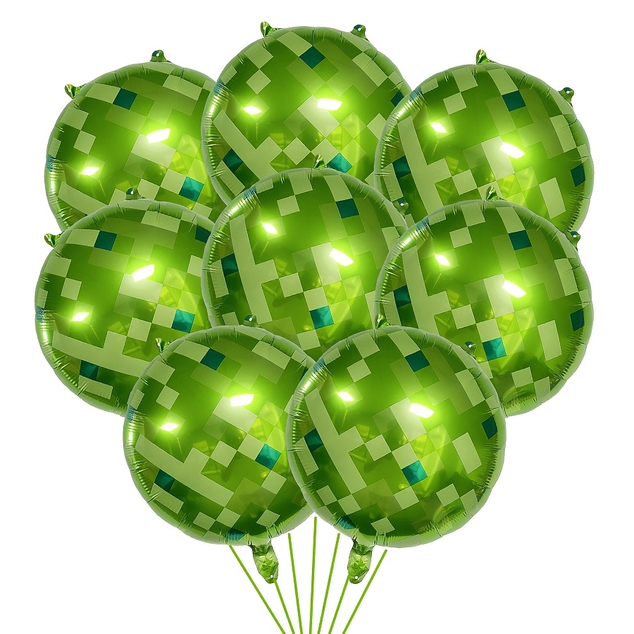 Esports Gaming Events - Pixel Green Balloon Set - Game