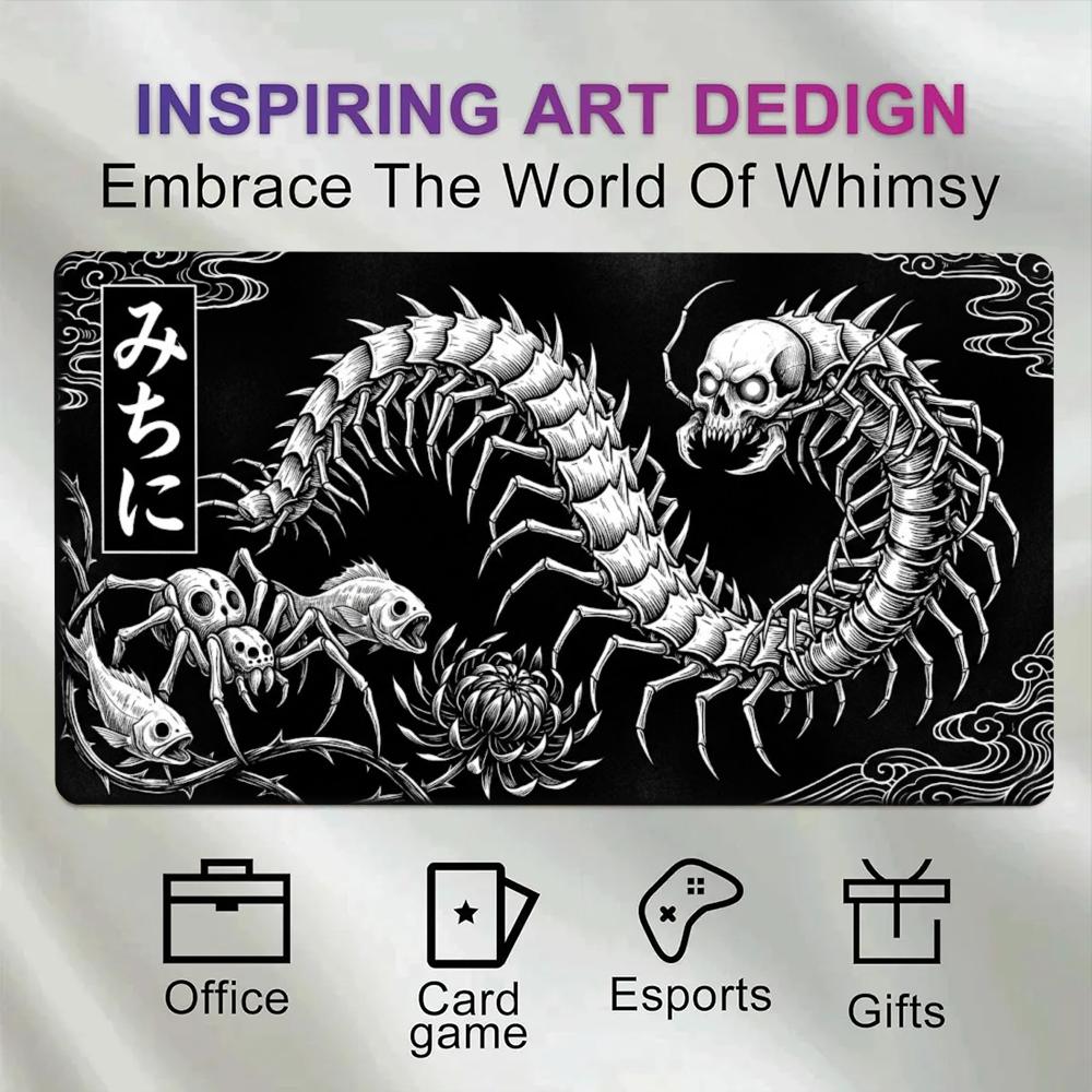 Esports Gaming Cabinet - Dark Gothic Centipede Gaming Mouse Pad