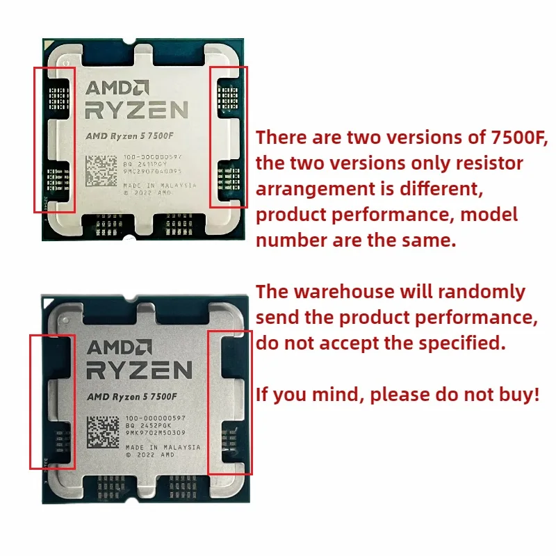AMD Ryzen 5 7500F 3.7GHz 6 Cor - Amd Cpu Ryzen 5 评论和价格