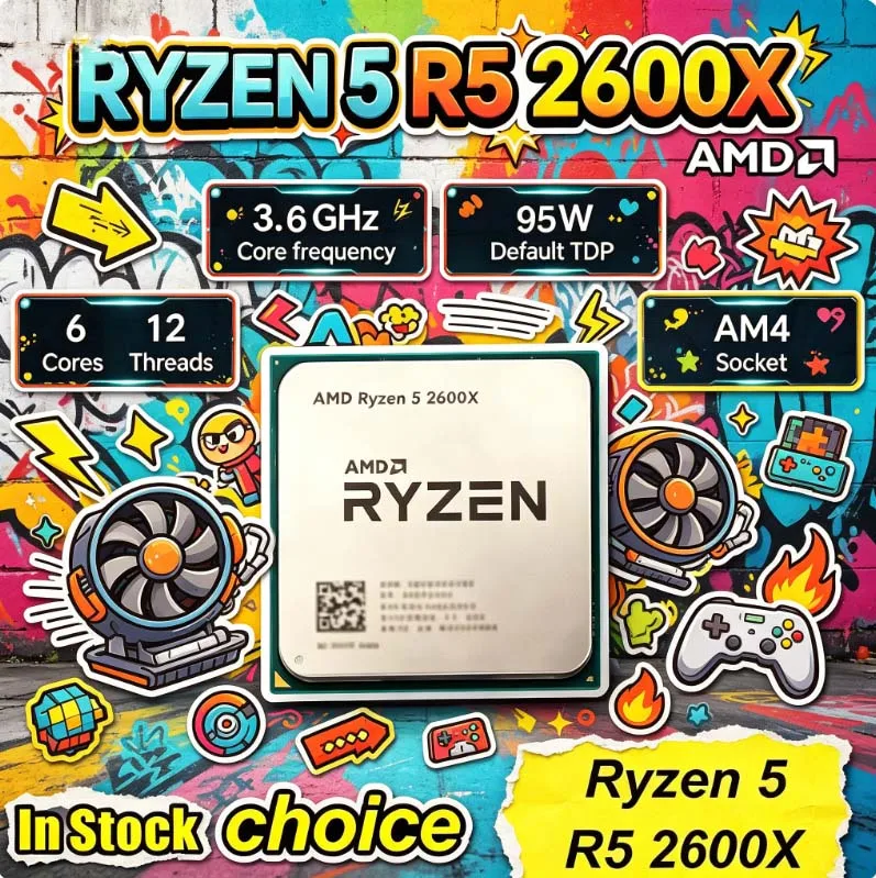 AMD Ryzen 5 2600X AM4 CPU Proc - Amd Cpu Ryzen 5 评论和价格