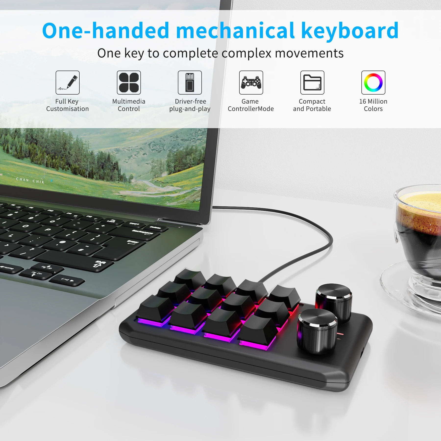 Bluetooth 12 Key 2-knob USB Pr - Elgato Stream Deck 评论和价格
