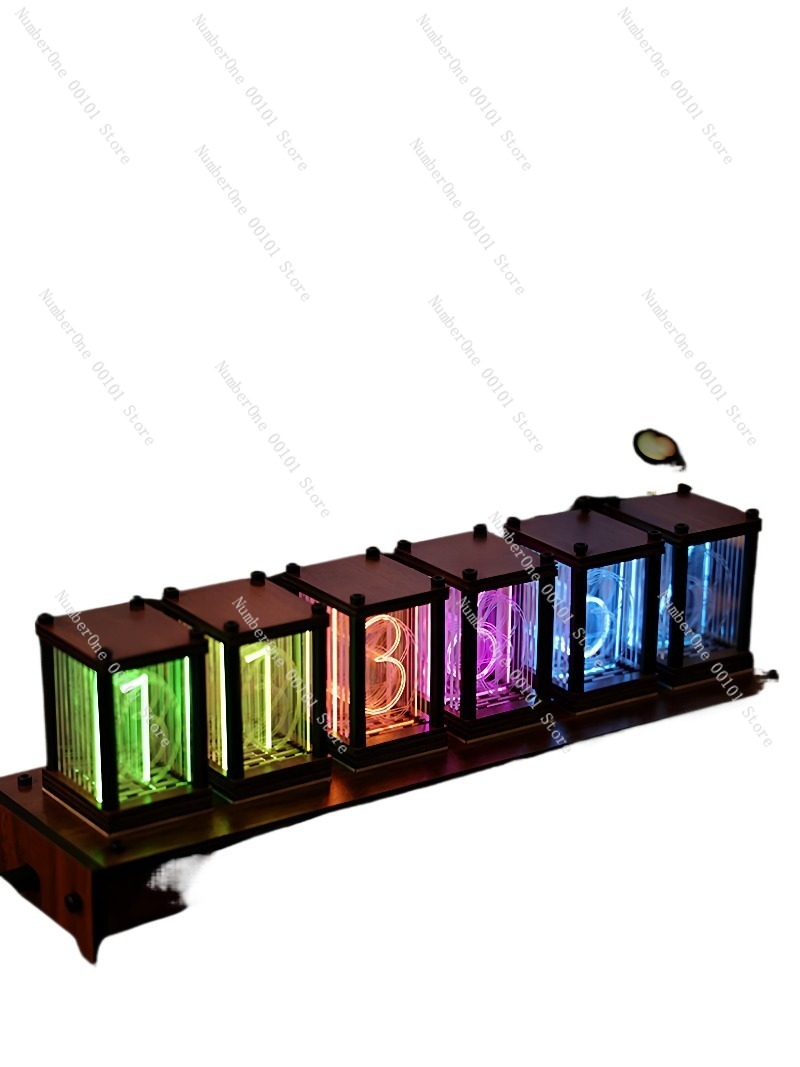 RGB Glow Tube Clock, LED Light - Esports Gaming Youtube 评论和价格