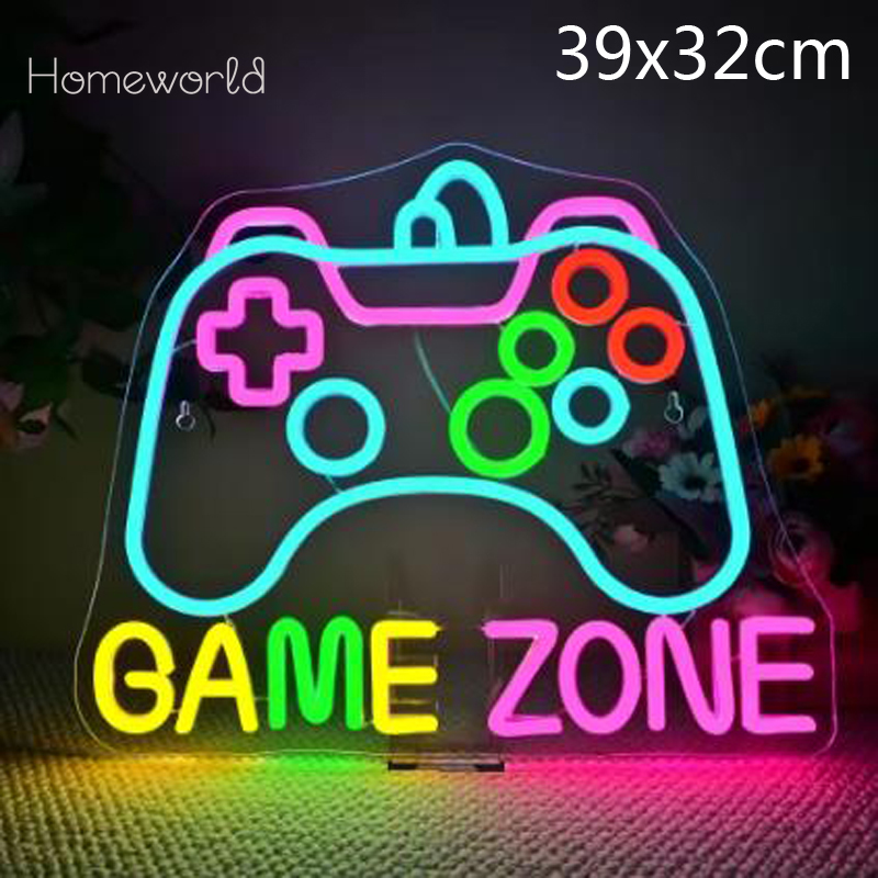Game Zone LED Neon Light Sign  - Esports Gaming Arena 评论和价格