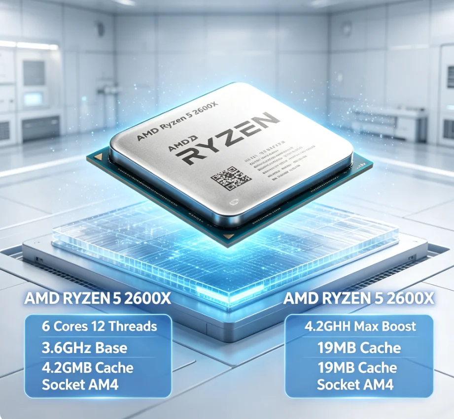 AMD Ryzen 5 2600X Desktop CPU  - Amd Cpu Ryzen 5 评论和价格