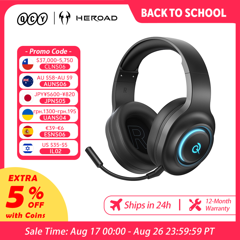 QCY Heroad V200 Gaming Headset - Gaming Headset 7.1 评论和价格