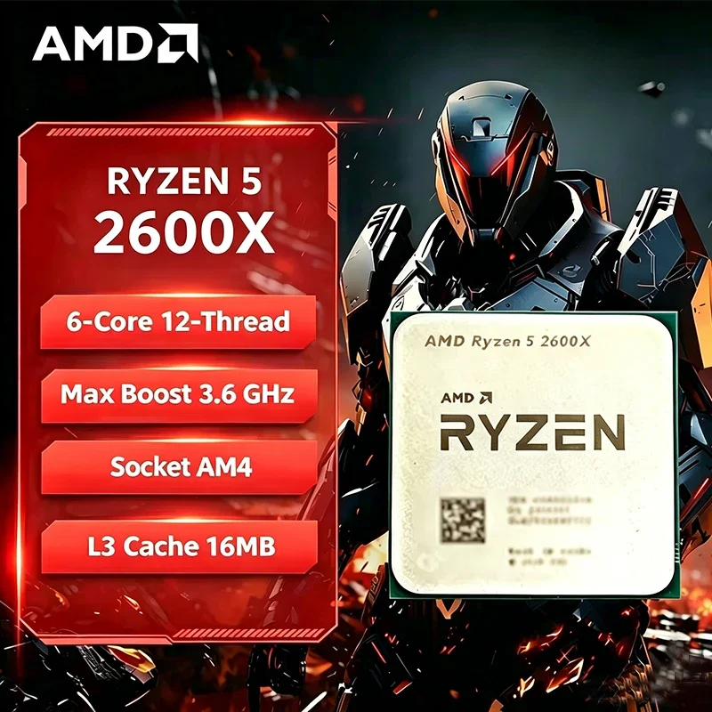 AMD Ryzen 5 R5 2600X CPU 6-Cor - Amd Cpu Ryzen 5 评论和价格