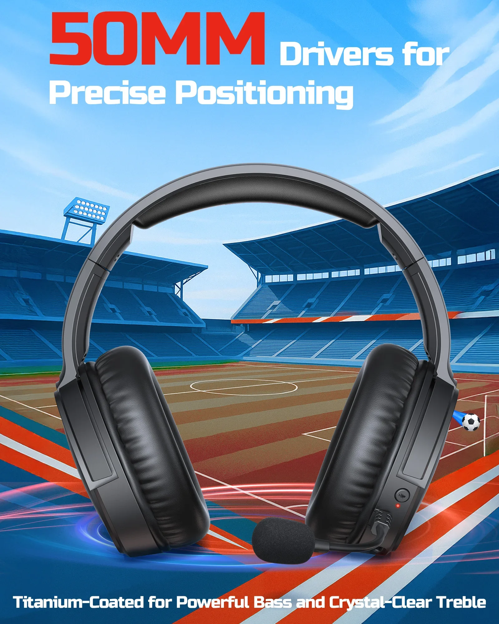 BINNUNE BW02 Wireless Gaming H - Gaming Headset 7.1 评论和价格