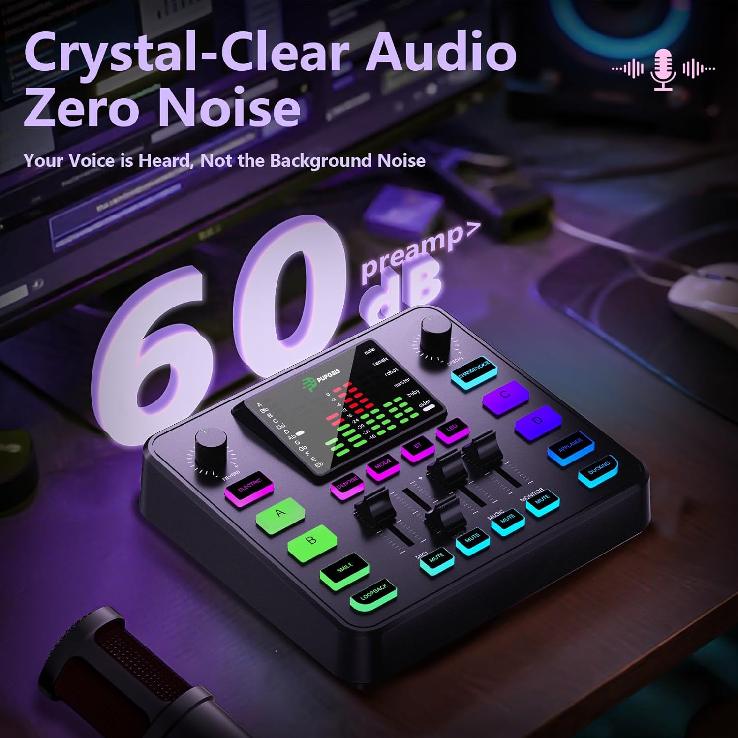Pupgsis Gaming Audio Mixer, Au - Elgato Stream Deck 评论和价格