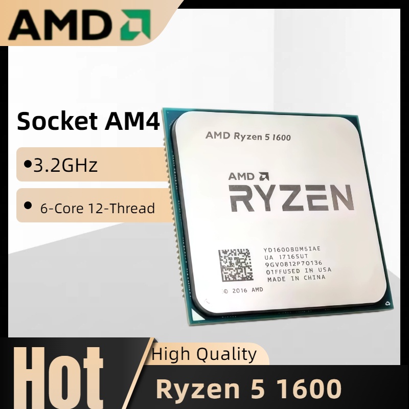 AMD Socket AM4 Ryzen 5 1600 R5 - Amd Cpu Ryzen 5 评论和价格