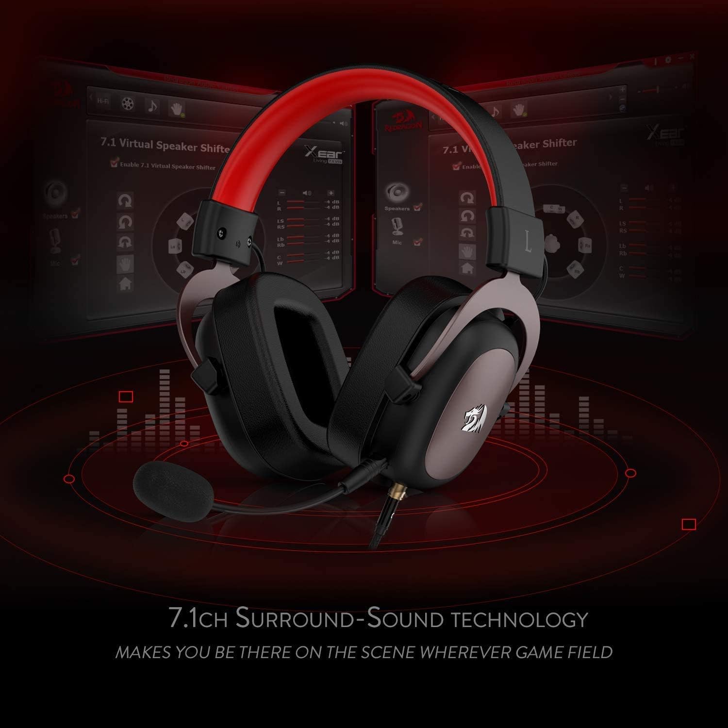 Redragon H510 Zeus Wired Gamin - Gaming Headset 7.1 评论和价格